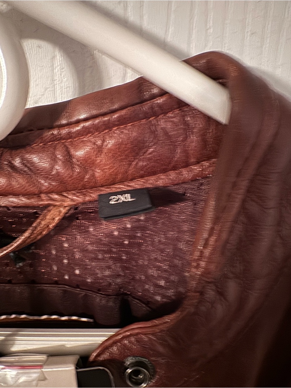 Harley-Davidson Brown Leather Riding Jacket - Picture 4 of 9